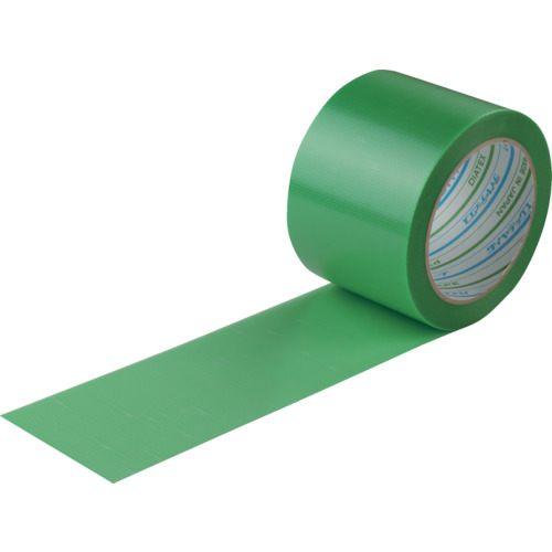 【TRUSCO】パイオラン　塗装・建築養生用テープ　７５ｍｍ×２５ｍ　グリーン
